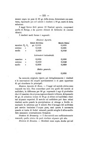 Le stazioni sperimentali agrarie italiane organo delle stazioni agrarie e dei laboratori di chimica agraria del Regno