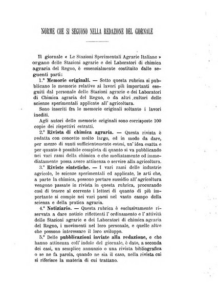 Le stazioni sperimentali agrarie italiane organo delle stazioni agrarie e dei laboratori di chimica agraria del Regno