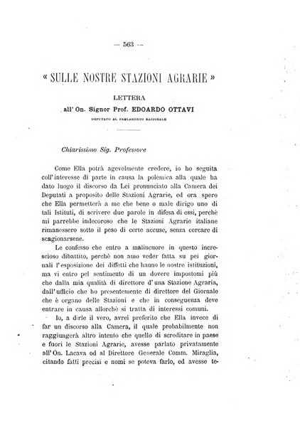 Le stazioni sperimentali agrarie italiane organo delle stazioni agrarie e dei laboratori di chimica agraria del Regno