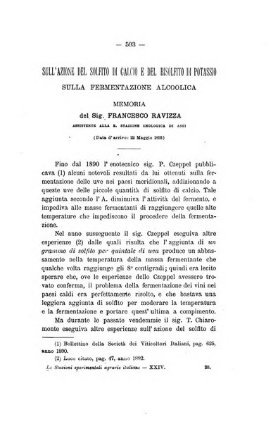 Le stazioni sperimentali agrarie italiane organo delle stazioni agrarie e dei laboratori di chimica agraria del Regno