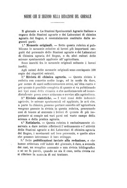 Le stazioni sperimentali agrarie italiane organo delle stazioni agrarie e dei laboratori di chimica agraria del Regno