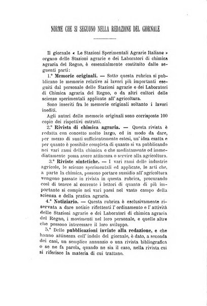 Le stazioni sperimentali agrarie italiane organo delle stazioni agrarie e dei laboratori di chimica agraria del Regno