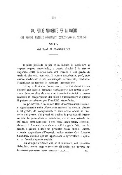 Le stazioni sperimentali agrarie italiane organo delle stazioni agrarie e dei laboratori di chimica agraria del Regno