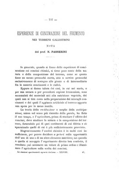 Le stazioni sperimentali agrarie italiane organo delle stazioni agrarie e dei laboratori di chimica agraria del Regno