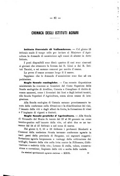 Le stazioni sperimentali agrarie italiane organo delle stazioni agrarie e dei laboratori di chimica agraria del Regno