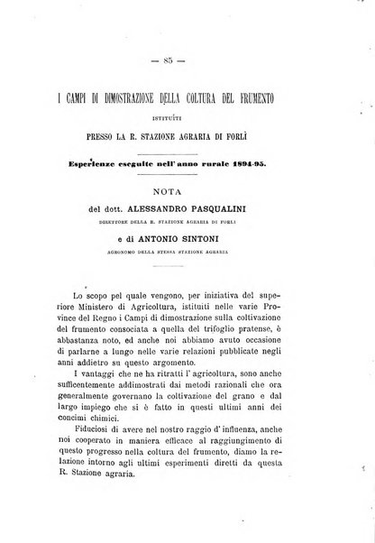 Le stazioni sperimentali agrarie italiane organo delle stazioni agrarie e dei laboratori di chimica agraria del Regno