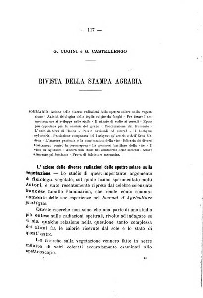 Le stazioni sperimentali agrarie italiane organo delle stazioni agrarie e dei laboratori di chimica agraria del Regno