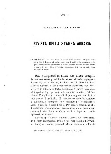 Le stazioni sperimentali agrarie italiane organo delle stazioni agrarie e dei laboratori di chimica agraria del Regno