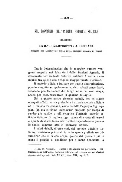 Le stazioni sperimentali agrarie italiane organo delle stazioni agrarie e dei laboratori di chimica agraria del Regno