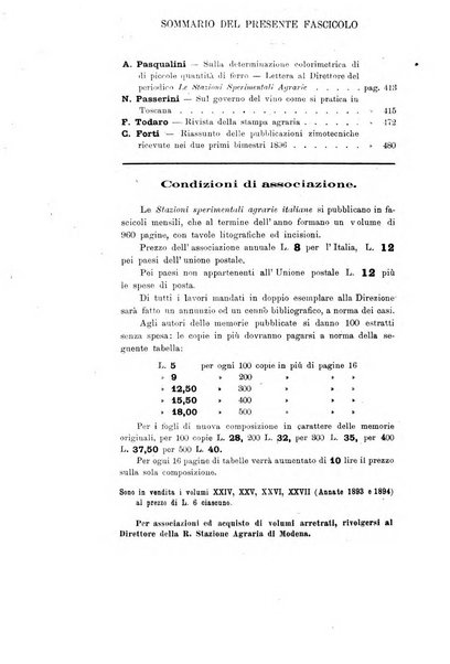 Le stazioni sperimentali agrarie italiane organo delle stazioni agrarie e dei laboratori di chimica agraria del Regno