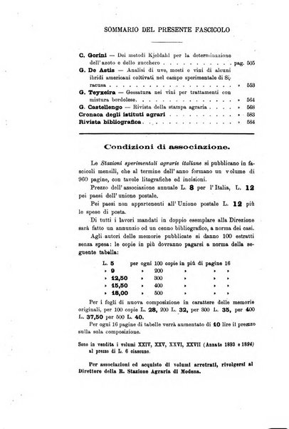 Le stazioni sperimentali agrarie italiane organo delle stazioni agrarie e dei laboratori di chimica agraria del Regno