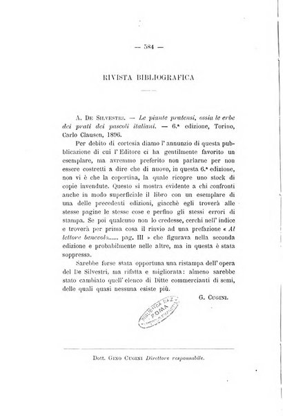 Le stazioni sperimentali agrarie italiane organo delle stazioni agrarie e dei laboratori di chimica agraria del Regno