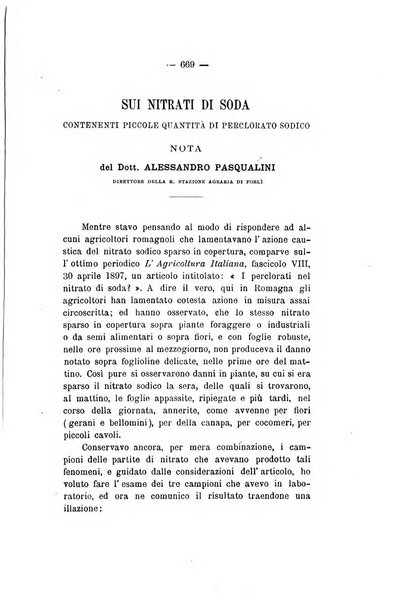 Le stazioni sperimentali agrarie italiane organo delle stazioni agrarie e dei laboratori di chimica agraria del Regno