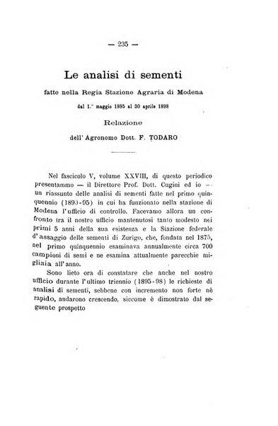 Le stazioni sperimentali agrarie italiane organo delle stazioni agrarie e dei laboratori di chimica agraria del Regno