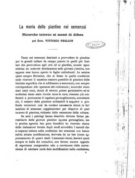 Le stazioni sperimentali agrarie italiane organo delle stazioni agrarie e dei laboratori di chimica agraria del Regno