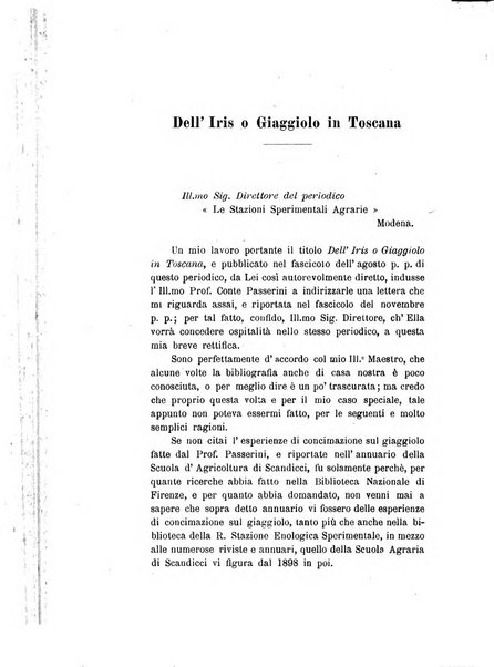 Le stazioni sperimentali agrarie italiane organo delle stazioni agrarie e dei laboratori di chimica agraria del Regno