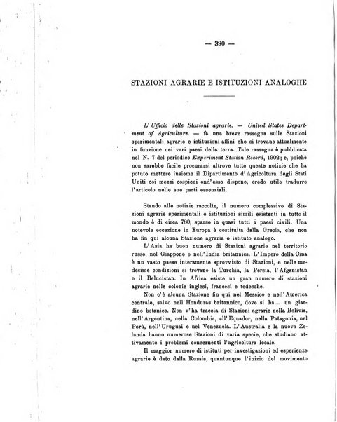 Le stazioni sperimentali agrarie italiane organo delle stazioni agrarie e dei laboratori di chimica agraria del Regno