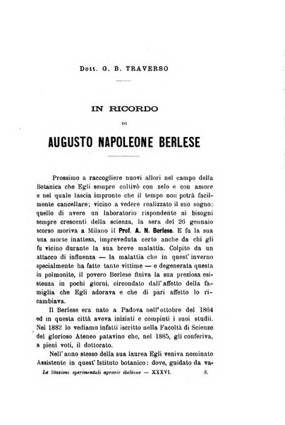 Le stazioni sperimentali agrarie italiane organo delle stazioni agrarie e dei laboratori di chimica agraria del Regno