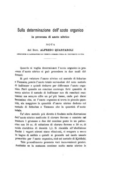 Le stazioni sperimentali agrarie italiane organo delle stazioni agrarie e dei laboratori di chimica agraria del Regno