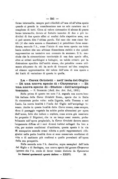 Le stazioni sperimentali agrarie italiane organo delle stazioni agrarie e dei laboratori di chimica agraria del Regno