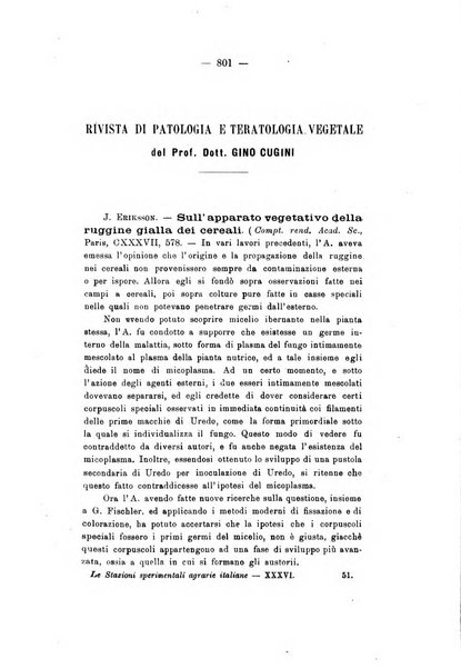 Le stazioni sperimentali agrarie italiane organo delle stazioni agrarie e dei laboratori di chimica agraria del Regno