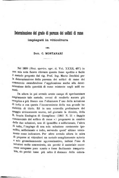 Le stazioni sperimentali agrarie italiane organo delle stazioni agrarie e dei laboratori di chimica agraria del Regno