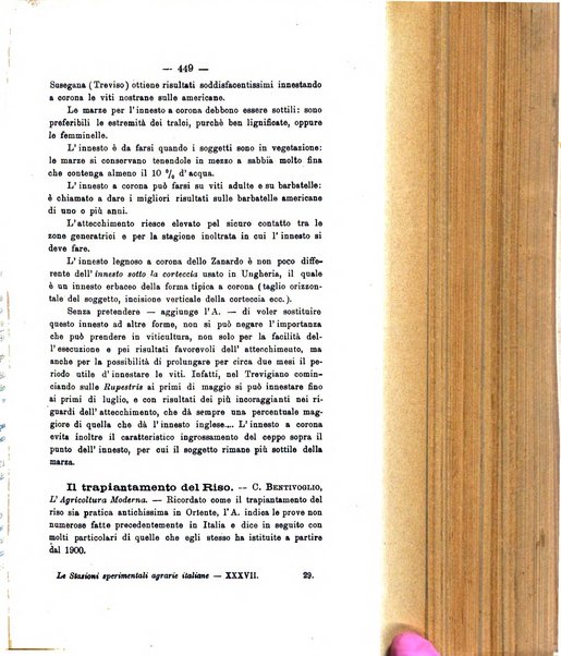 Le stazioni sperimentali agrarie italiane organo delle stazioni agrarie e dei laboratori di chimica agraria del Regno