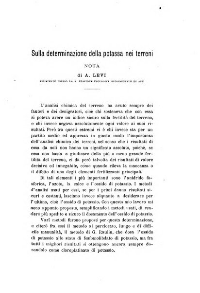 Le stazioni sperimentali agrarie italiane organo delle stazioni agrarie e dei laboratori di chimica agraria del Regno