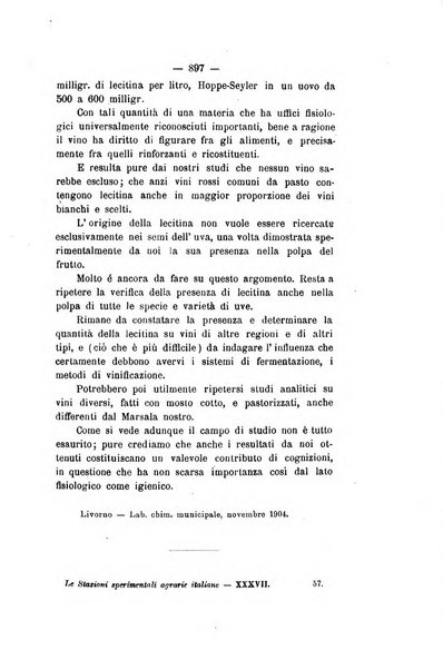 Le stazioni sperimentali agrarie italiane organo delle stazioni agrarie e dei laboratori di chimica agraria del Regno