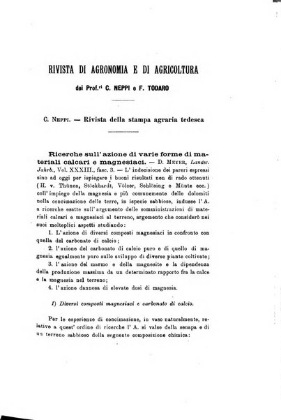 Le stazioni sperimentali agrarie italiane organo delle stazioni agrarie e dei laboratori di chimica agraria del Regno