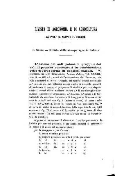 Le stazioni sperimentali agrarie italiane organo delle stazioni agrarie e dei laboratori di chimica agraria del Regno