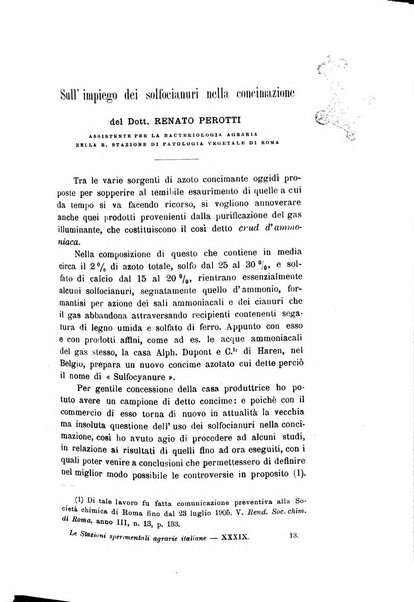 Le stazioni sperimentali agrarie italiane organo delle stazioni agrarie e dei laboratori di chimica agraria del Regno