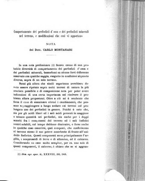 Le stazioni sperimentali agrarie italiane organo delle stazioni agrarie e dei laboratori di chimica agraria del Regno