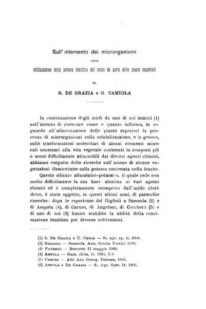 Le stazioni sperimentali agrarie italiane organo delle stazioni agrarie e dei laboratori di chimica agraria del Regno