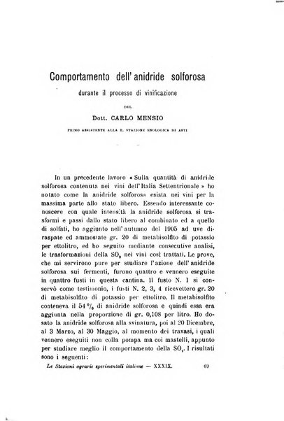 Le stazioni sperimentali agrarie italiane organo delle stazioni agrarie e dei laboratori di chimica agraria del Regno