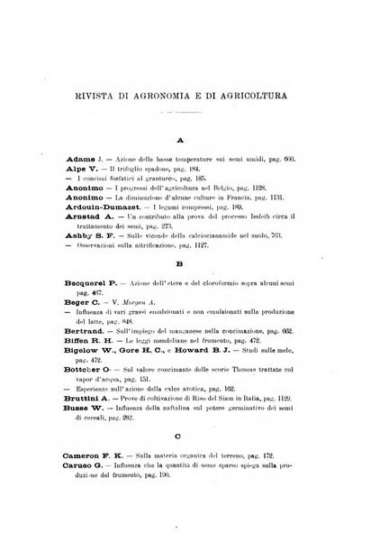 Le stazioni sperimentali agrarie italiane organo delle stazioni agrarie e dei laboratori di chimica agraria del Regno