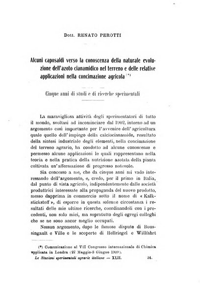 Le stazioni sperimentali agrarie italiane organo delle stazioni agrarie e dei laboratori di chimica agraria del Regno