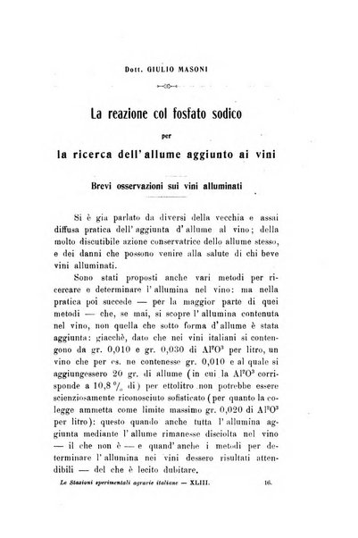 Le stazioni sperimentali agrarie italiane organo delle stazioni agrarie e dei laboratori di chimica agraria del Regno