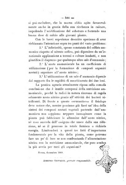 Le stazioni sperimentali agrarie italiane organo delle stazioni agrarie e dei laboratori di chimica agraria del Regno