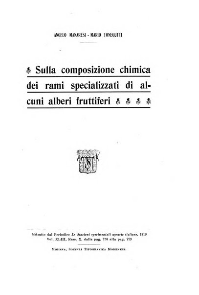 Le stazioni sperimentali agrarie italiane organo delle stazioni agrarie e dei laboratori di chimica agraria del Regno