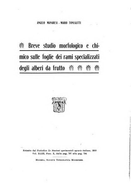 Le stazioni sperimentali agrarie italiane organo delle stazioni agrarie e dei laboratori di chimica agraria del Regno