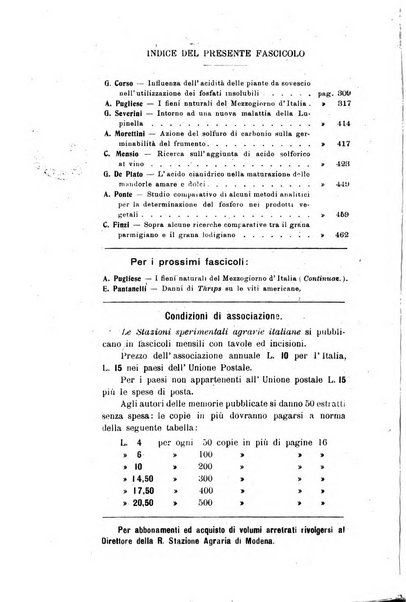 Le stazioni sperimentali agrarie italiane organo delle stazioni agrarie e dei laboratori di chimica agraria del Regno