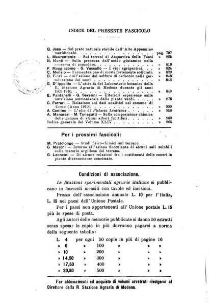 Le stazioni sperimentali agrarie italiane organo delle stazioni agrarie e dei laboratori di chimica agraria del Regno