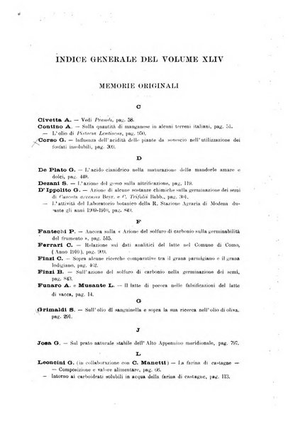 Le stazioni sperimentali agrarie italiane organo delle stazioni agrarie e dei laboratori di chimica agraria del Regno