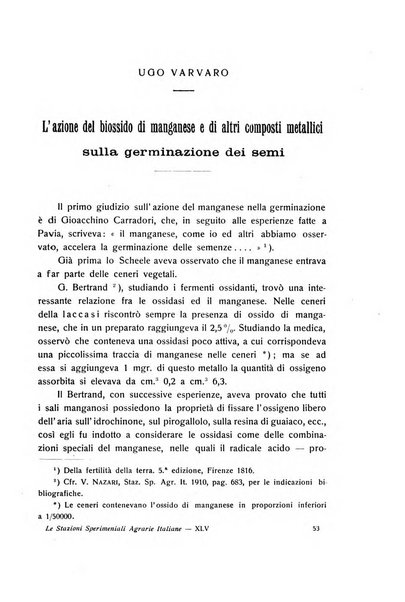 Le stazioni sperimentali agrarie italiane organo delle stazioni agrarie e dei laboratori di chimica agraria del Regno