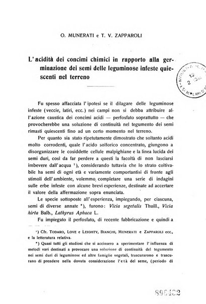 Le stazioni sperimentali agrarie italiane organo delle stazioni agrarie e dei laboratori di chimica agraria del Regno