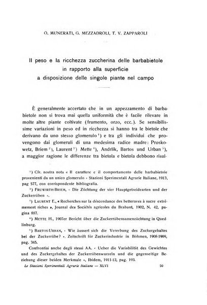 Le stazioni sperimentali agrarie italiane organo delle stazioni agrarie e dei laboratori di chimica agraria del Regno