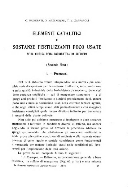 Le stazioni sperimentali agrarie italiane organo delle stazioni agrarie e dei laboratori di chimica agraria del Regno