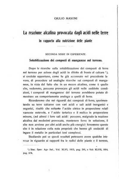 Le stazioni sperimentali agrarie italiane organo delle stazioni agrarie e dei laboratori di chimica agraria del Regno