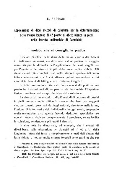 Le stazioni sperimentali agrarie italiane organo delle stazioni agrarie e dei laboratori di chimica agraria del Regno